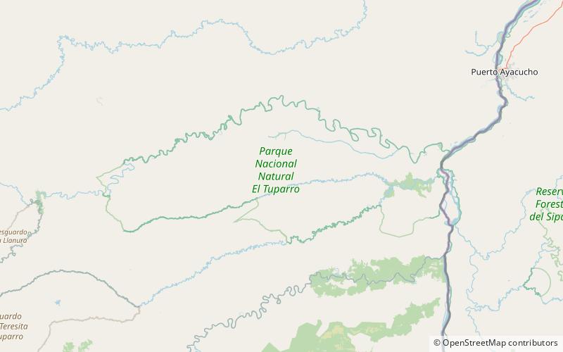 El Tuparro National Natural Park location map