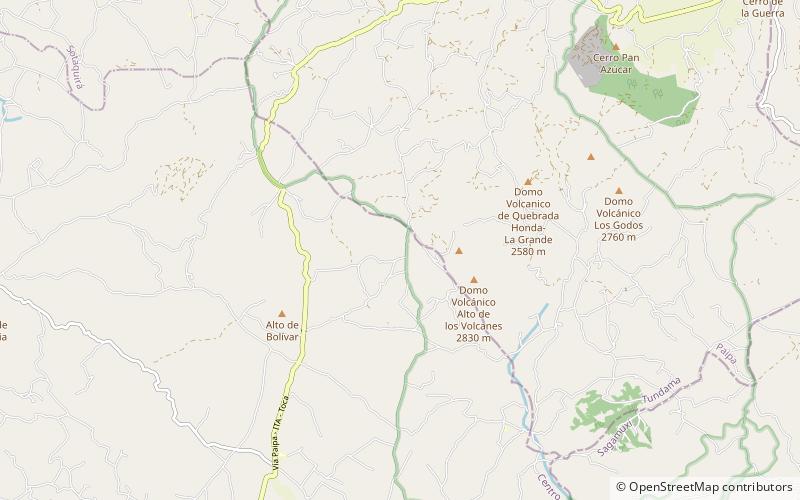 Manoa Parque location map