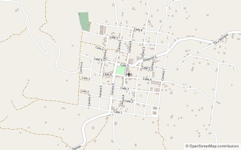 Topaga location map