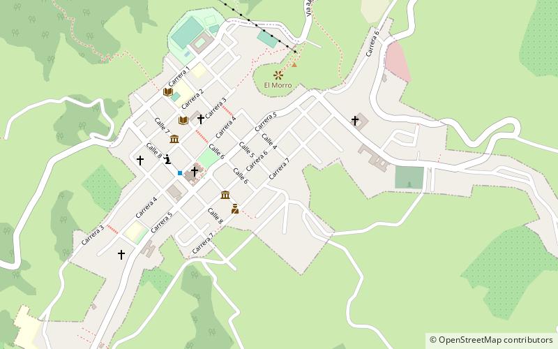 Jericó location map