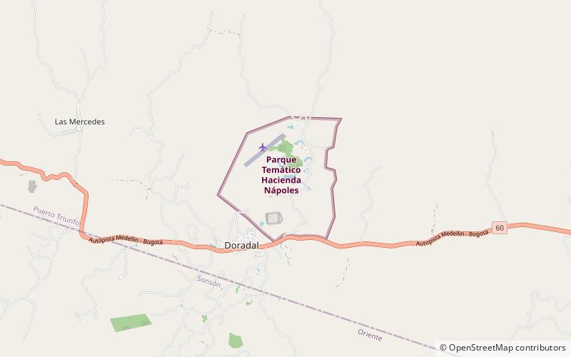 Hacienda Nápoles location map
