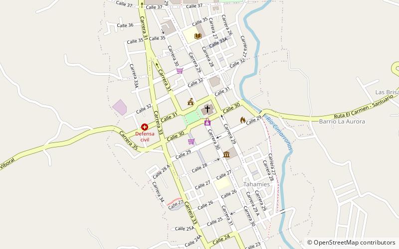 El Carmen de Viboral location map