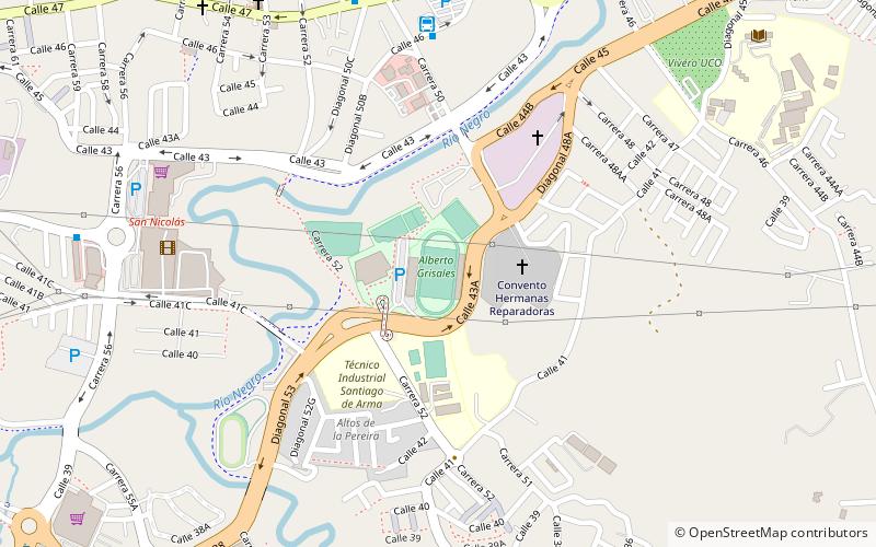 Estadio Alberto Grisales location map
