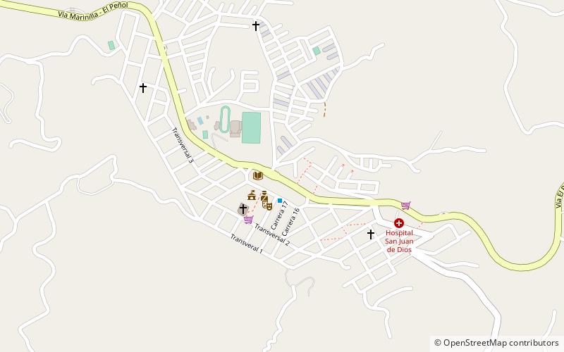 El Peñol location map