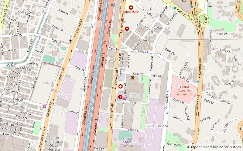 Plaza MAMM location map