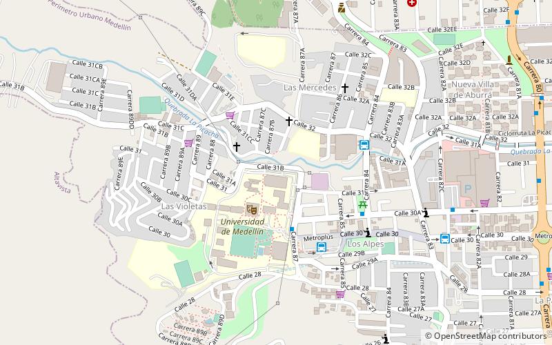 University of Medellín Theater location map