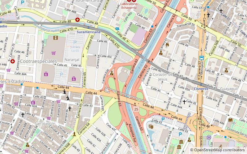 Plaza de toros La Macarena location map