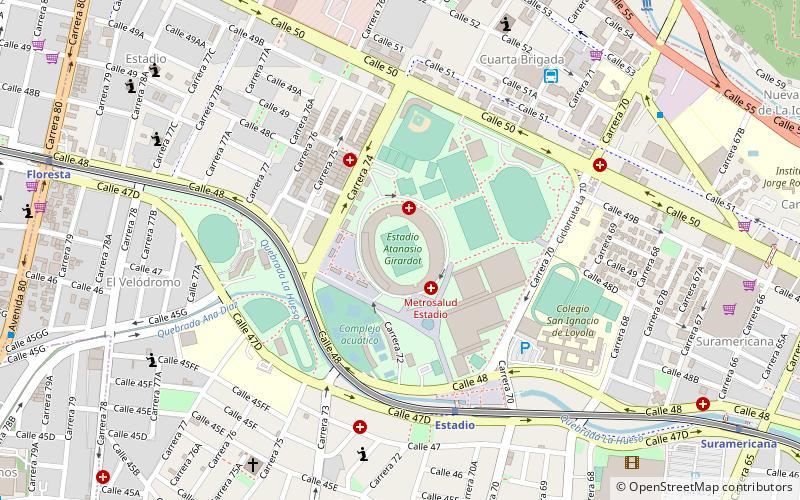 Coliseo Iván de Bedout location map