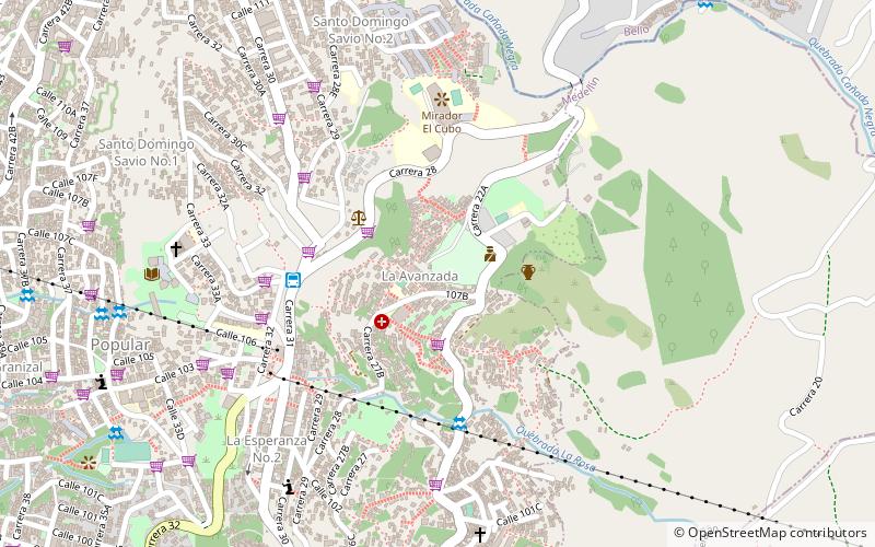 Parque Biblioteca España location map