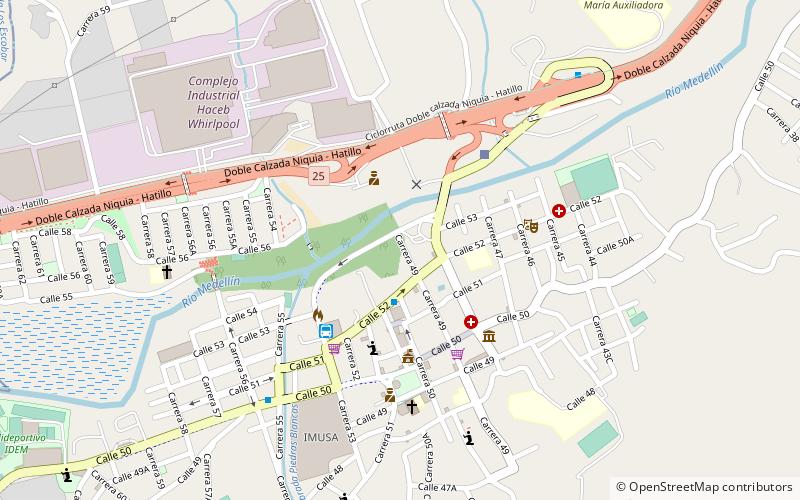 Copacabana location map