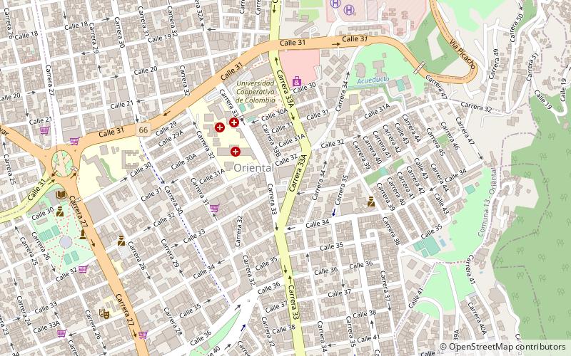 Plaza de Mercado Guarin location map