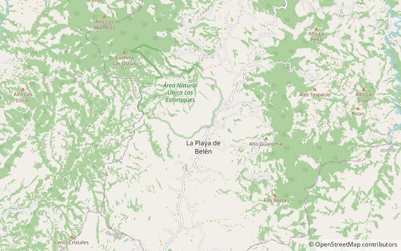 Zone naturelle unique de Los Estoraques location map