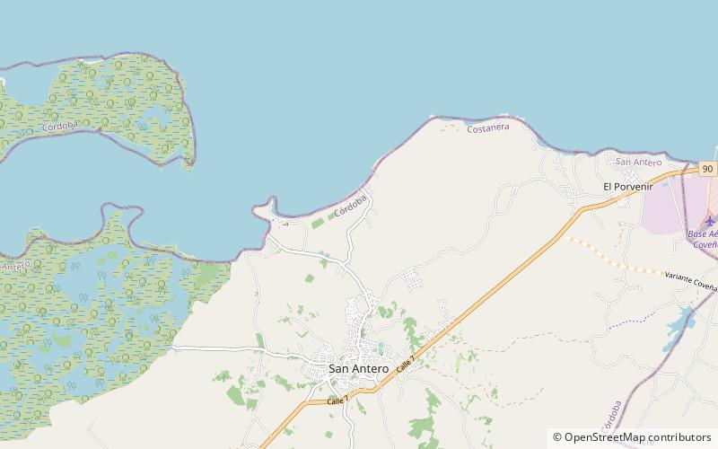 San Antero location map