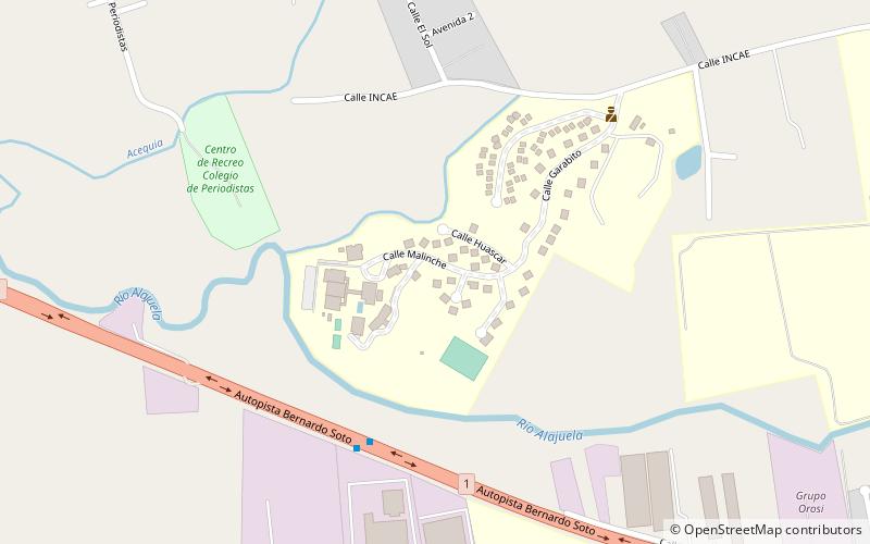 INCAE Business School location map