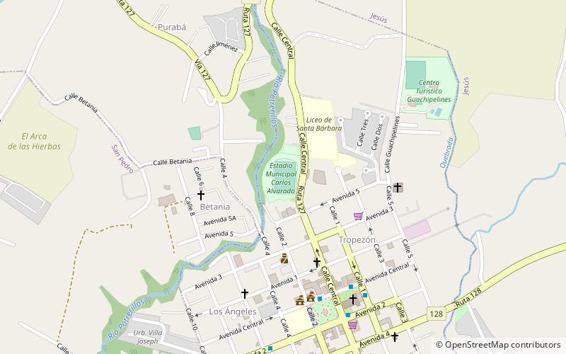 Estadio Carlos Alvarado location map