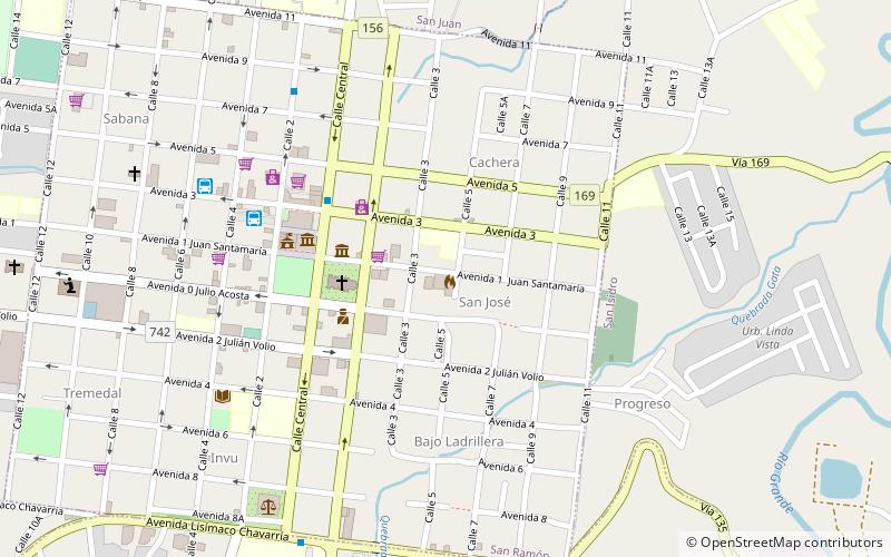 Cruz Roja location map