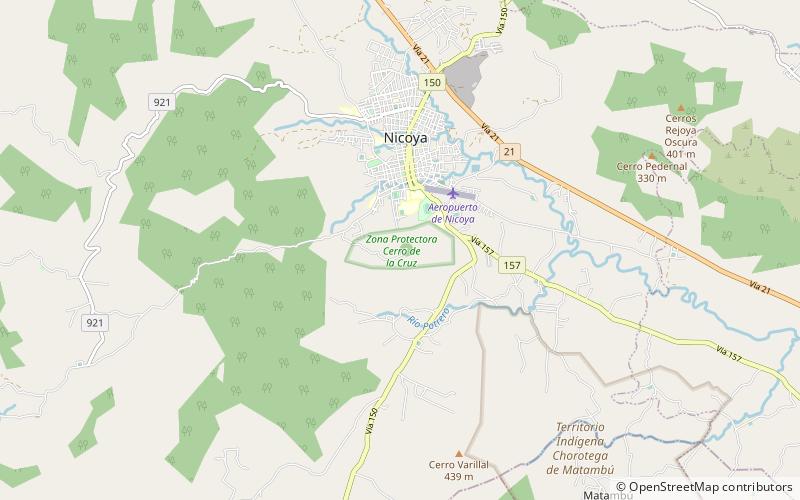 la cruz hill protected zone location map
