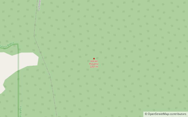 Porvenir Volcano location map