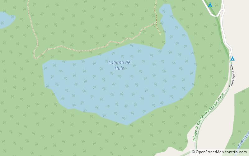 Lake Hule location map