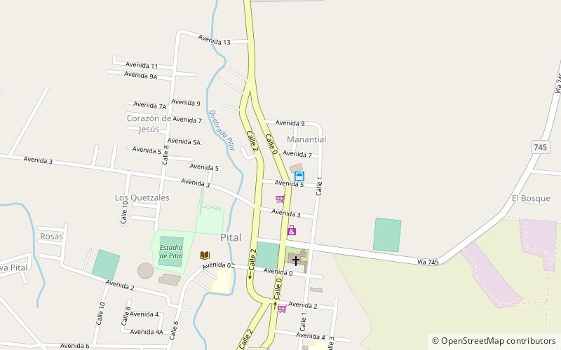 Pital location map