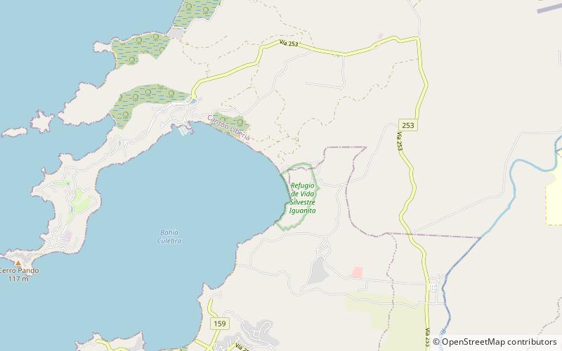 Iguanita Wildlife Refuge location map