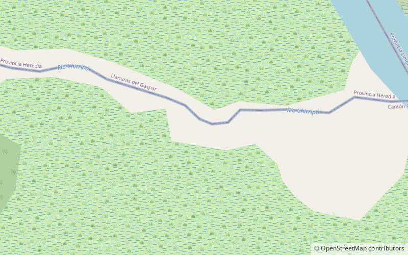 Naturschutzgebiet Barra del Colorado location map