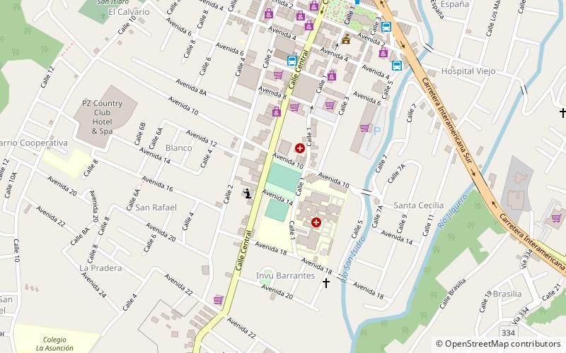 Estadio Municipal Pérez Zeledón location map