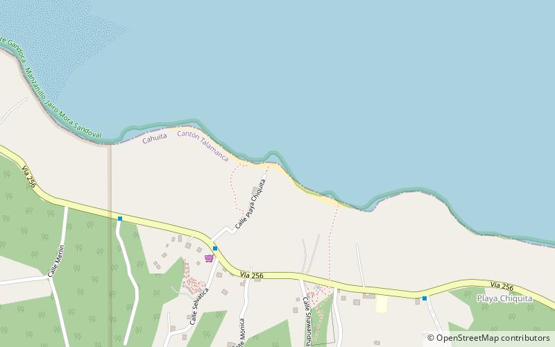 Playa Chiquita location map