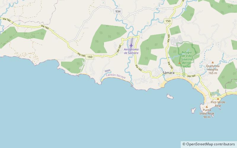 Półwysep Nicoya location map