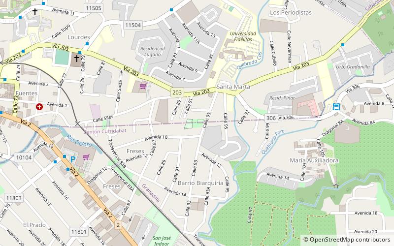 Parque Freses location map