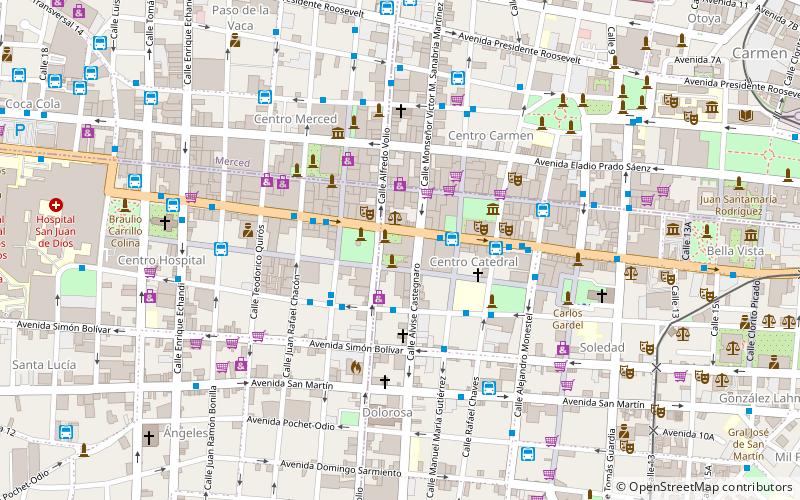 Catedral metropolitana de San José location map