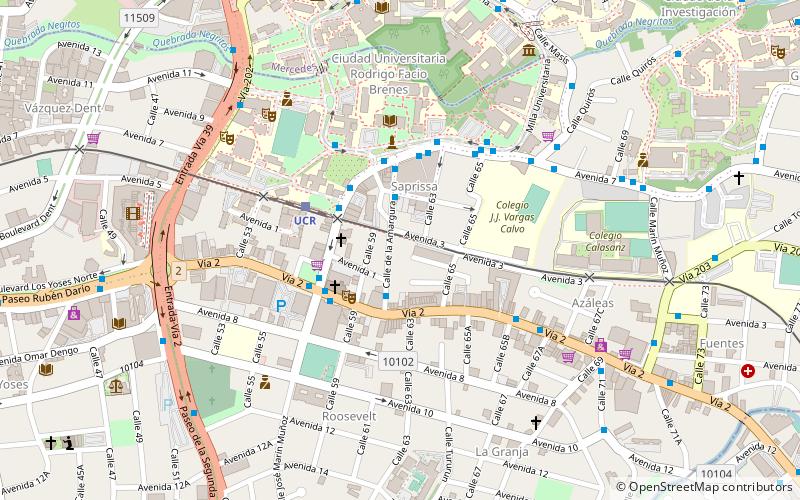 Calle de la Amargura location map