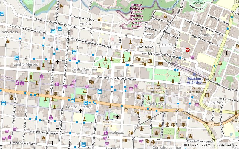 Club Colonial location map