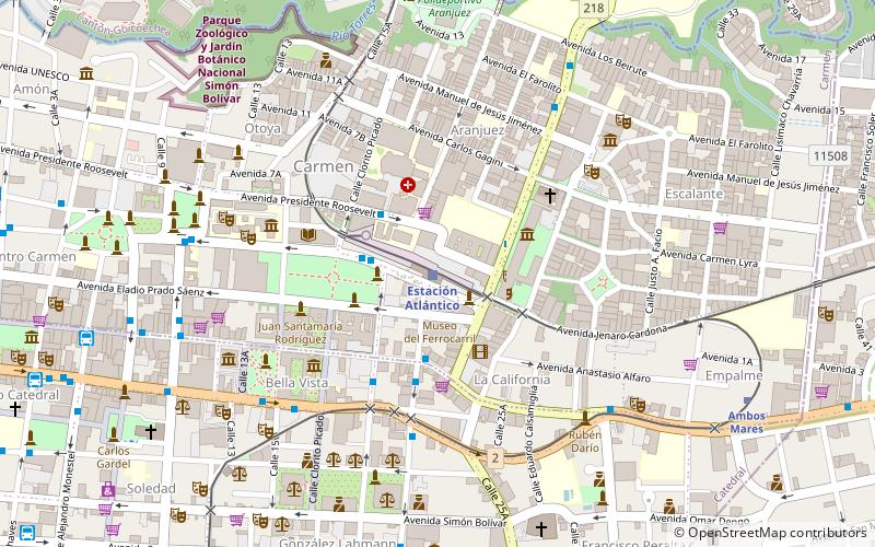 Estación del Ferrocarril al Atlántico location map