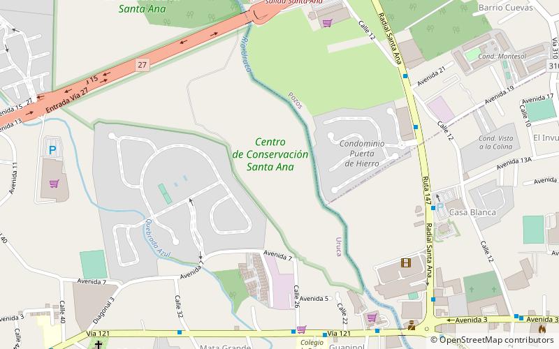 Centro de conservación de Santa Ana location map