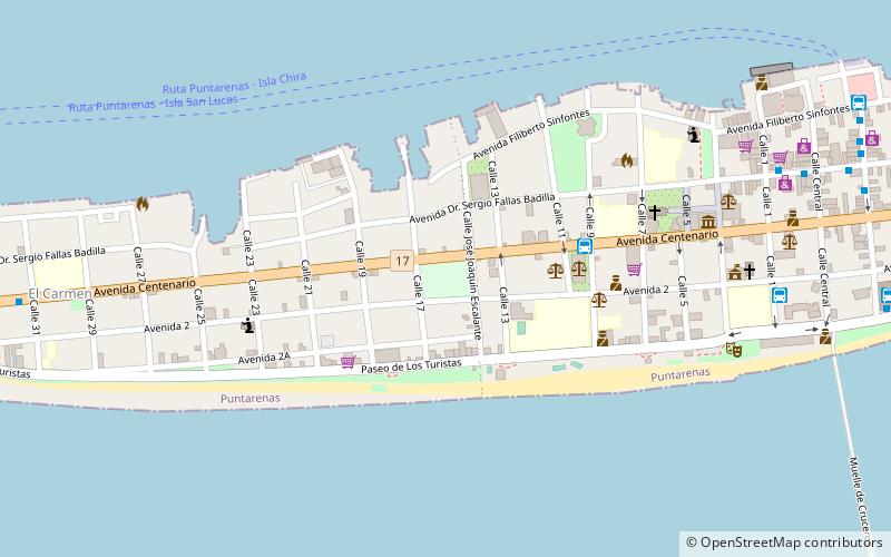 estadio lito perez puntarenas location map