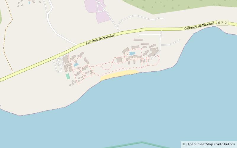 playa cazonal baconao location map