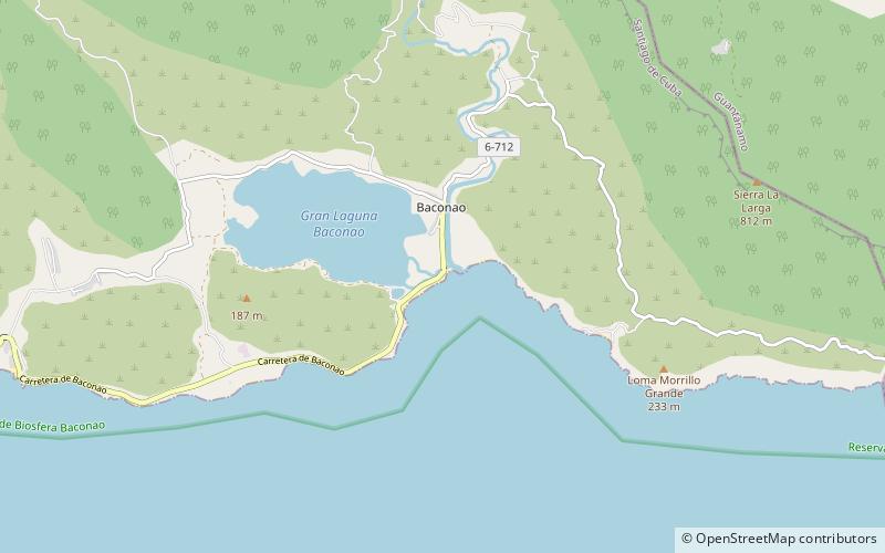 playa cardenero baconao location map