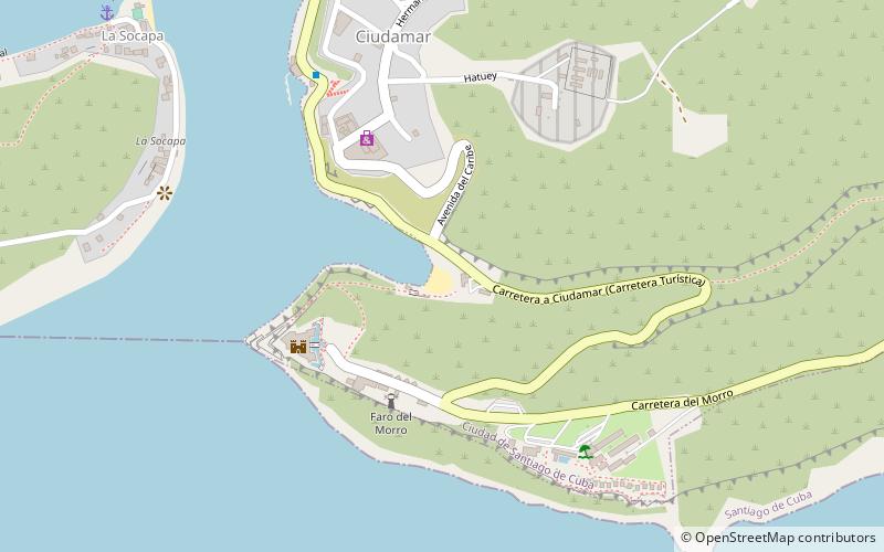 playa la estrella santiago de cuba location map