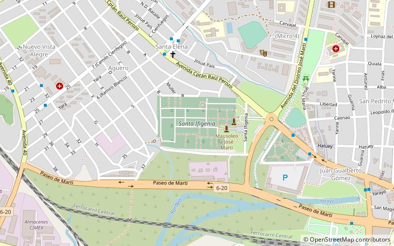 Santa Ifigenia Cemetery location map