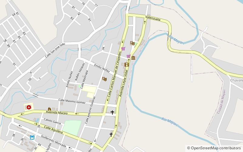 Mayarí location map