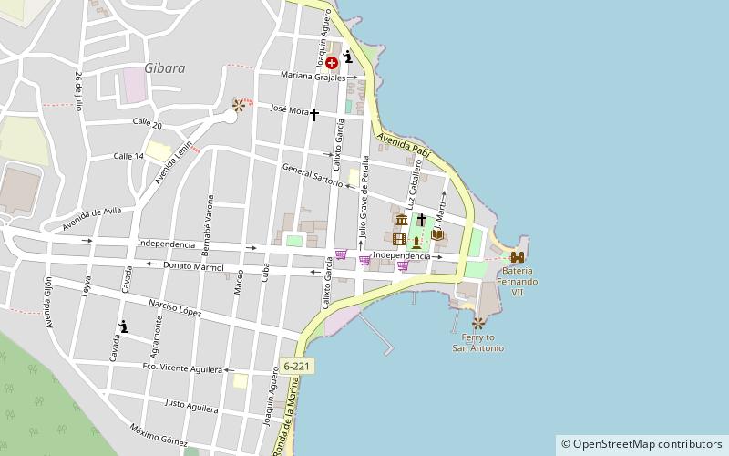 Gibara location map