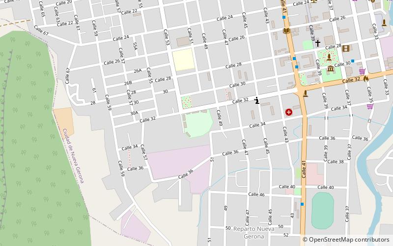 estadio cristobal labra ile de la jeunesse location map