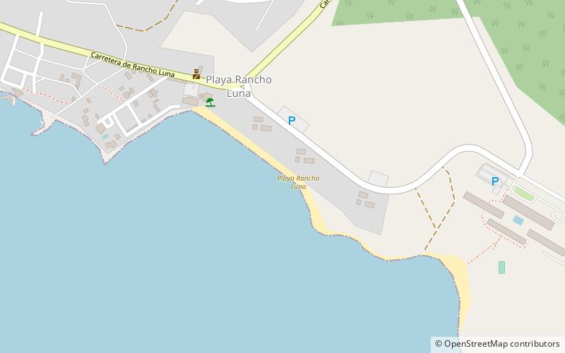Playa Rancho Luna location map
