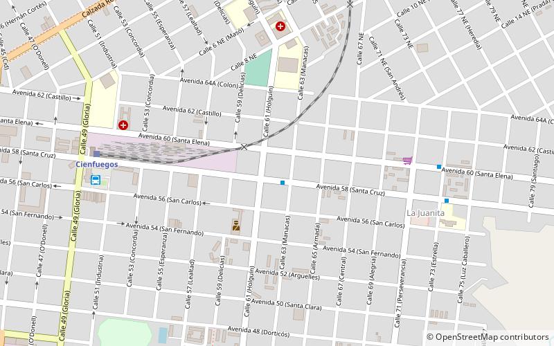 Universidad Ciencias Médicas Cienfuegos location map