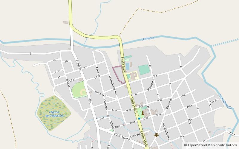 Zoologico location map