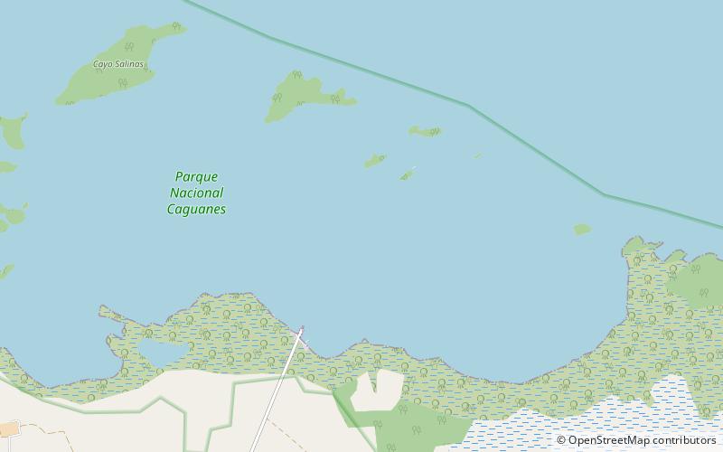 caguanes national park bay of buena vista location map
