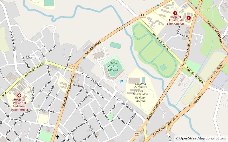 Estadio Capitán San Luis location map