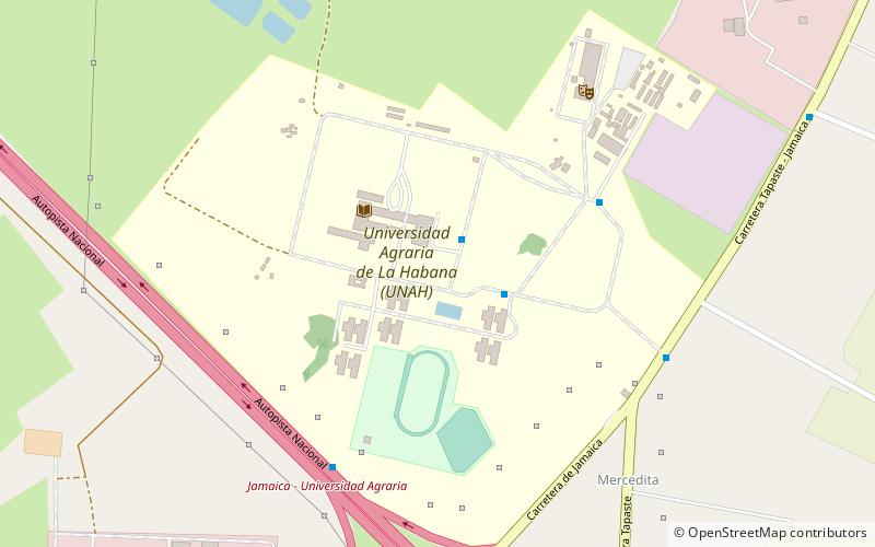 Agricultural University of Havana location map
