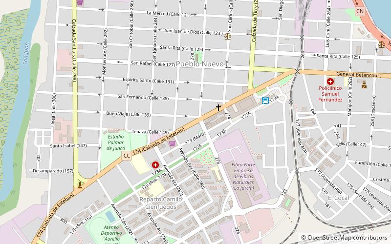 palmar de junco matanzas location map